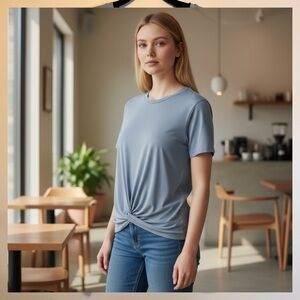 THE GROUP BABATON • Foundation Knot Tee Size M